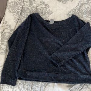 Off the shoulder sweatshirt